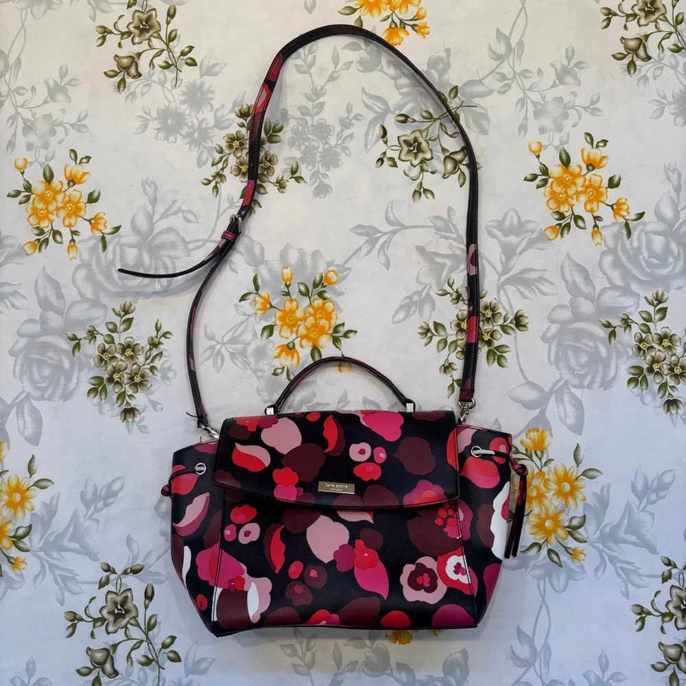 Kate Spade NY Laurel Way Lilah Printed Flower Satchel